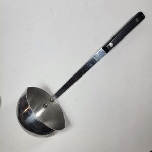 Vtg ECKO Soup Broth Ladle Stainless Vanadium Long Handle  ~11.75" USA Nice